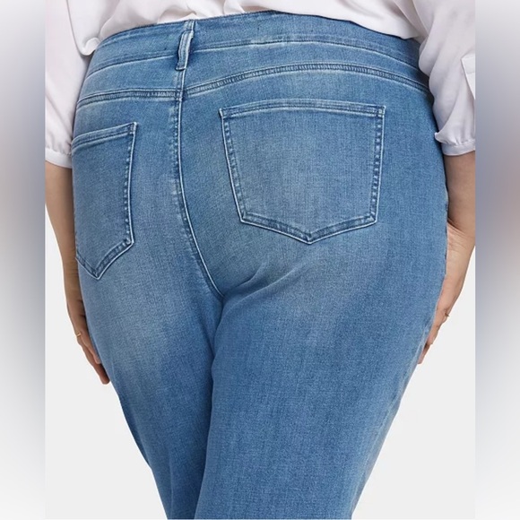 NYDJ Plus Size Margot Girlfriend Jeans Lift Tuck Technology Color: Stunning S 20 - Picture 3 of 9